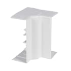 Planet Wattohm - Angle intérieur variable 80°à 120°-Goulotte Logix 130x50mm-Blanc antimicrobien