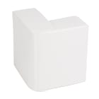 Planet Wattohm - Angle extérieur variable 60°à 120°-Goulotte Logix 130x50mm-Blanc antimicrobien