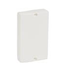 Planet Wattohm - Embout - Pour goulotte Logix 45 85x50mm - Blanc antimicrobien
