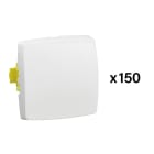 Planet Wattohm - Interrupteur ou VA-ET-VIENT Simple Composable blanc 150 colisage chantier