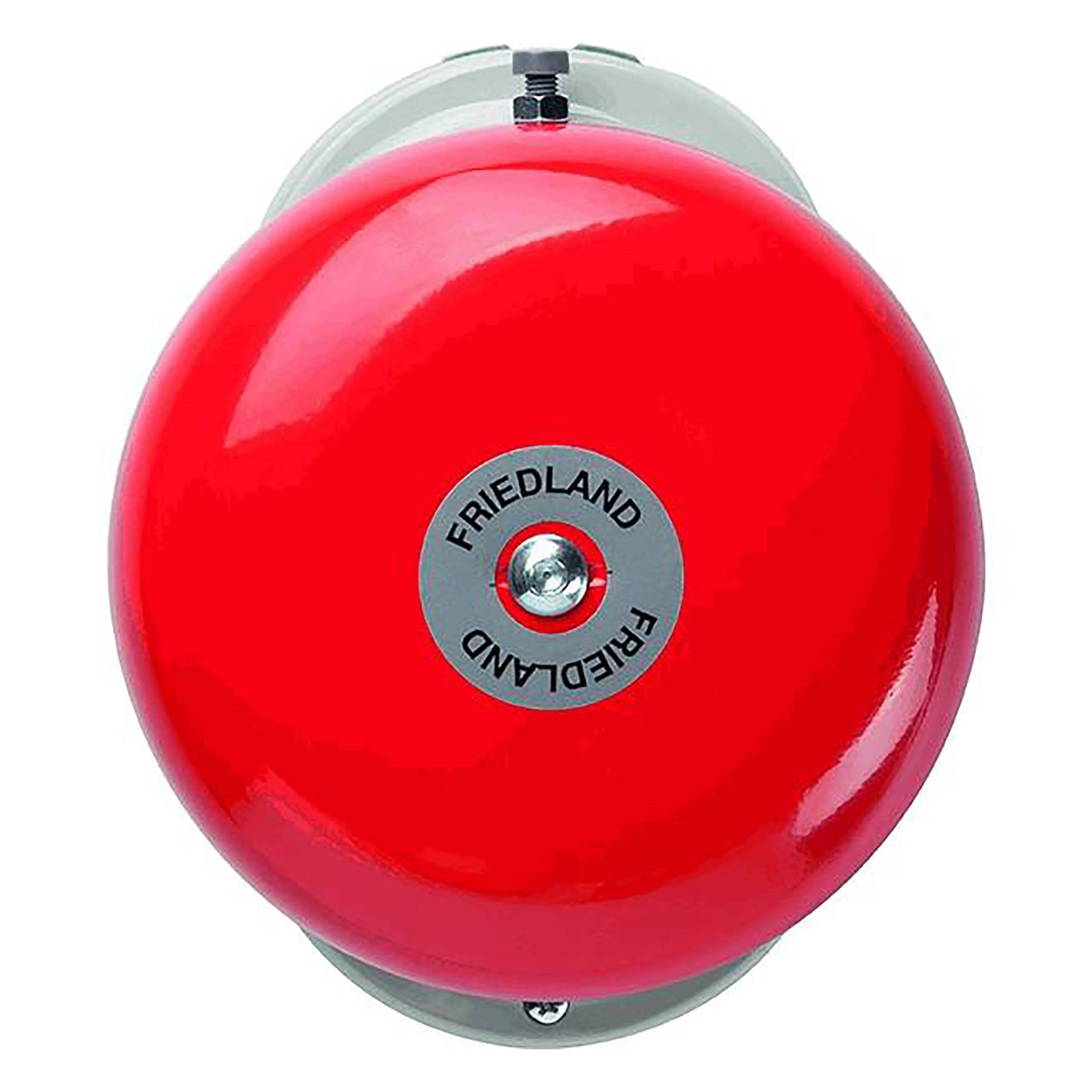 SECURITE COMMUNICATION - Honeywell Home sonnerie antiparasite et polarisée 24/48 volt - 91/94db rouge
