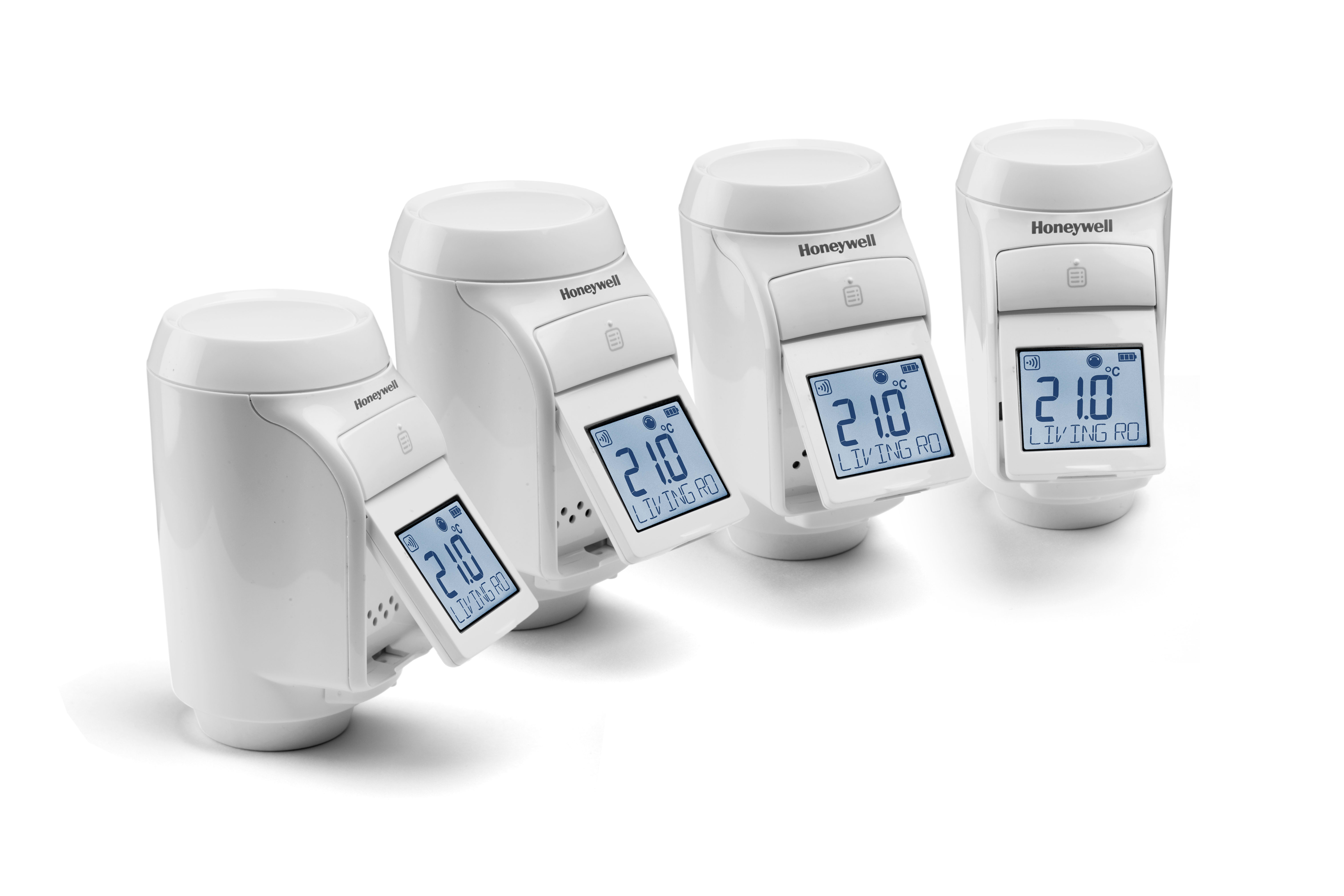 SECURITE COMMUNICATION - Pack de 4 têtes programmables pour thermostat evohome