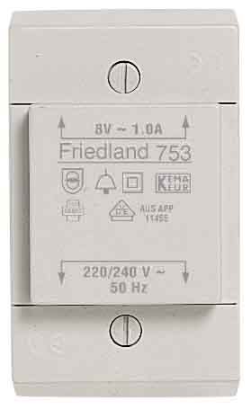 SECURITE COMMUNICATION - Honeywell Home transfo 8v - 1a - saillie