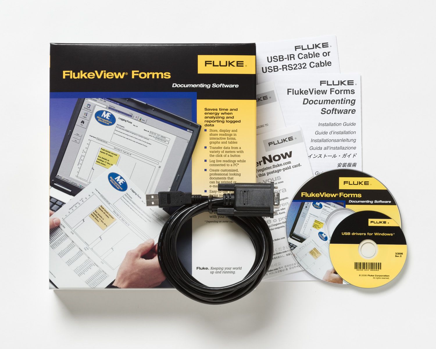 Fluke - FVF-UG mise à niveau du logiciel Flukeview Forms,