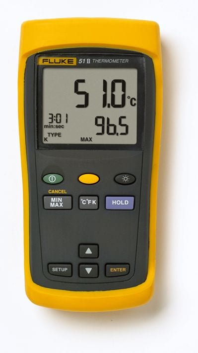 Fluke - Fluke-51-2 60HZ Thermomètre numérique thermocouples - entrée simple