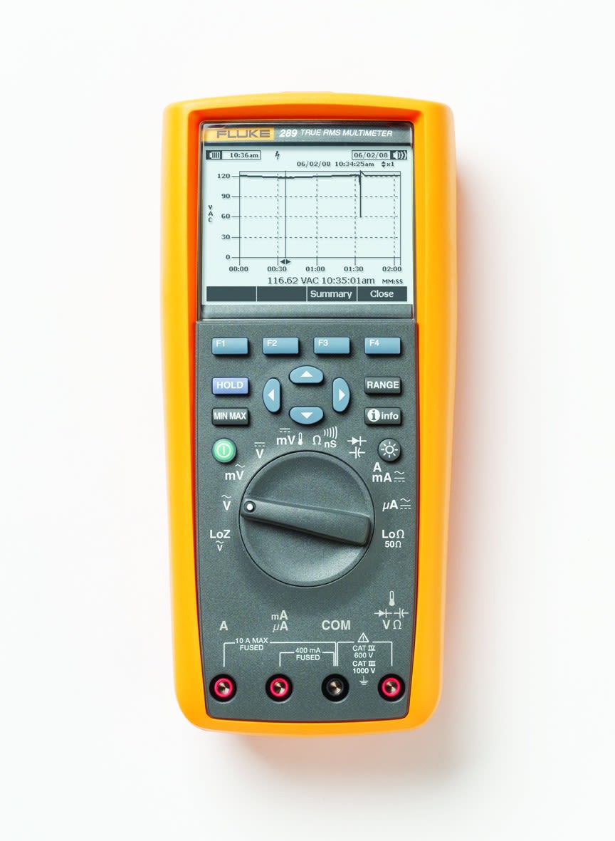 Fluke - Fluke-289/EUR Multimètre 50 000 points, enregistreur, tendance graphique