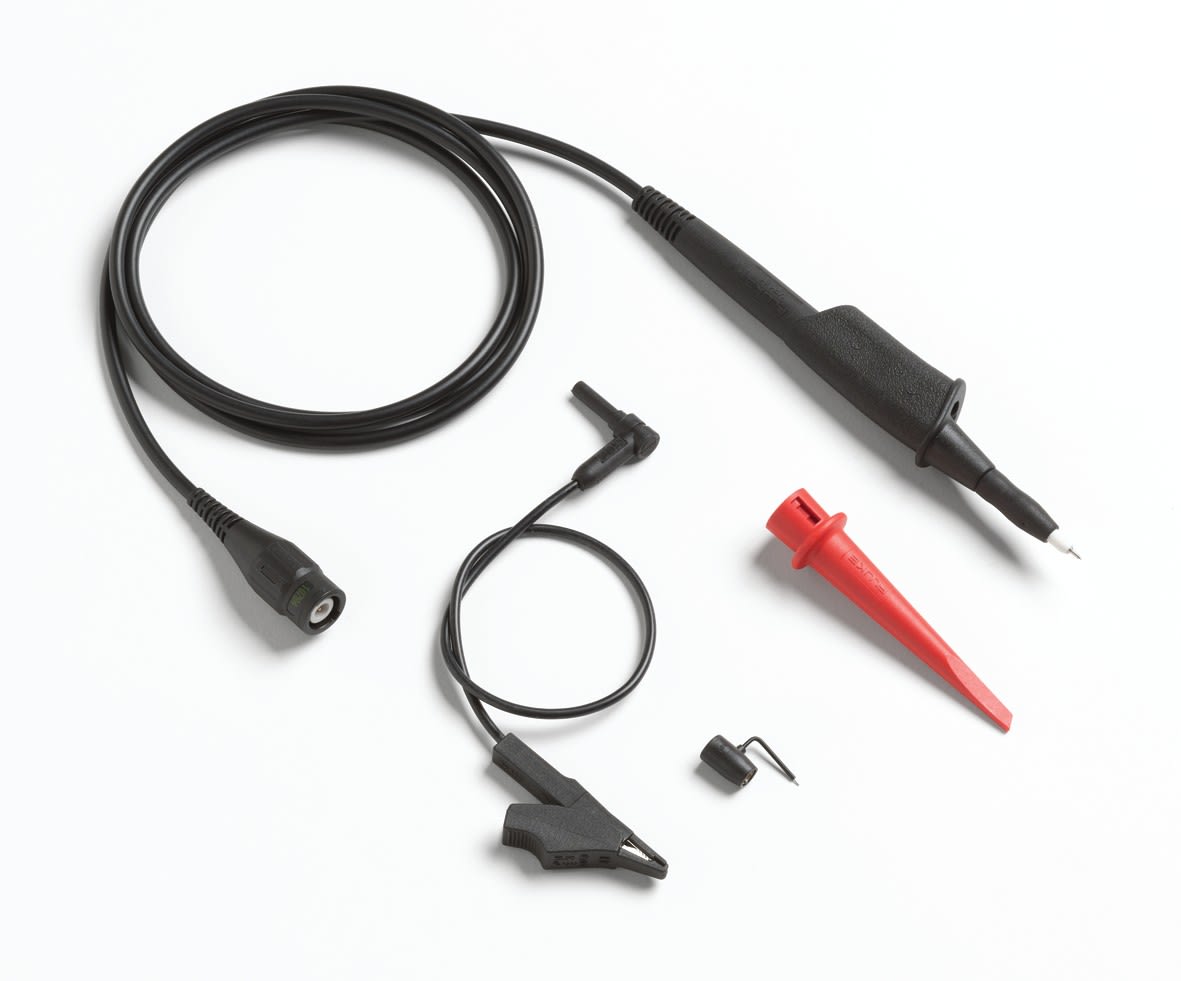 Fluke - VPS101 Jeu de Sondes de tension 01:01, noir, 30 MHz, 1,2 m