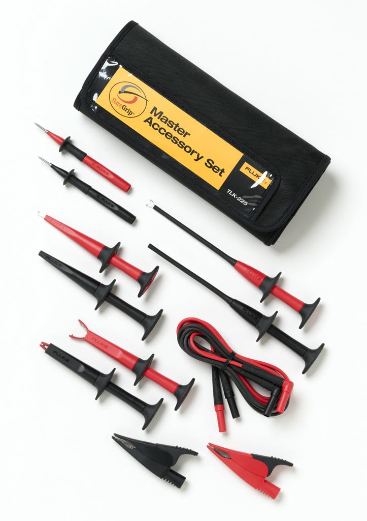 Fluke - TLK-225-1 Kit cordons et accessoires de mesures industrielles Premium SureGrip?