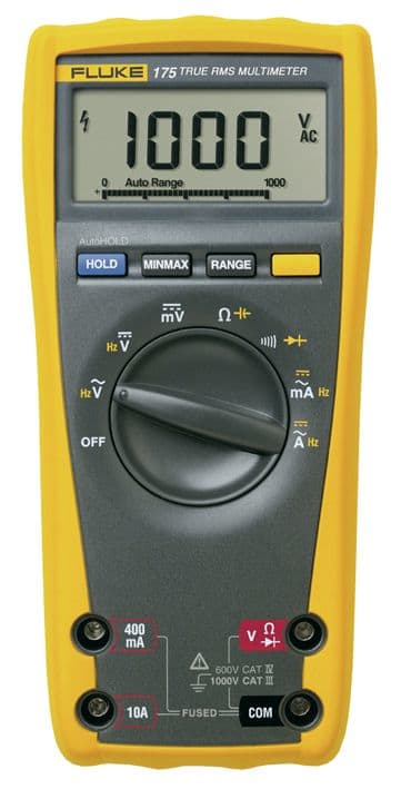 Fluke - Fluke 175/F  Multimètre numérique polyvalent TRMS 1000 Vac/dc