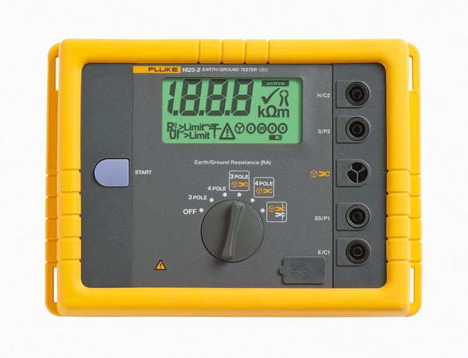 Fluke - Fluke-1623-2 KIT - Contrôleur basique de la résistance de terre et accessoires