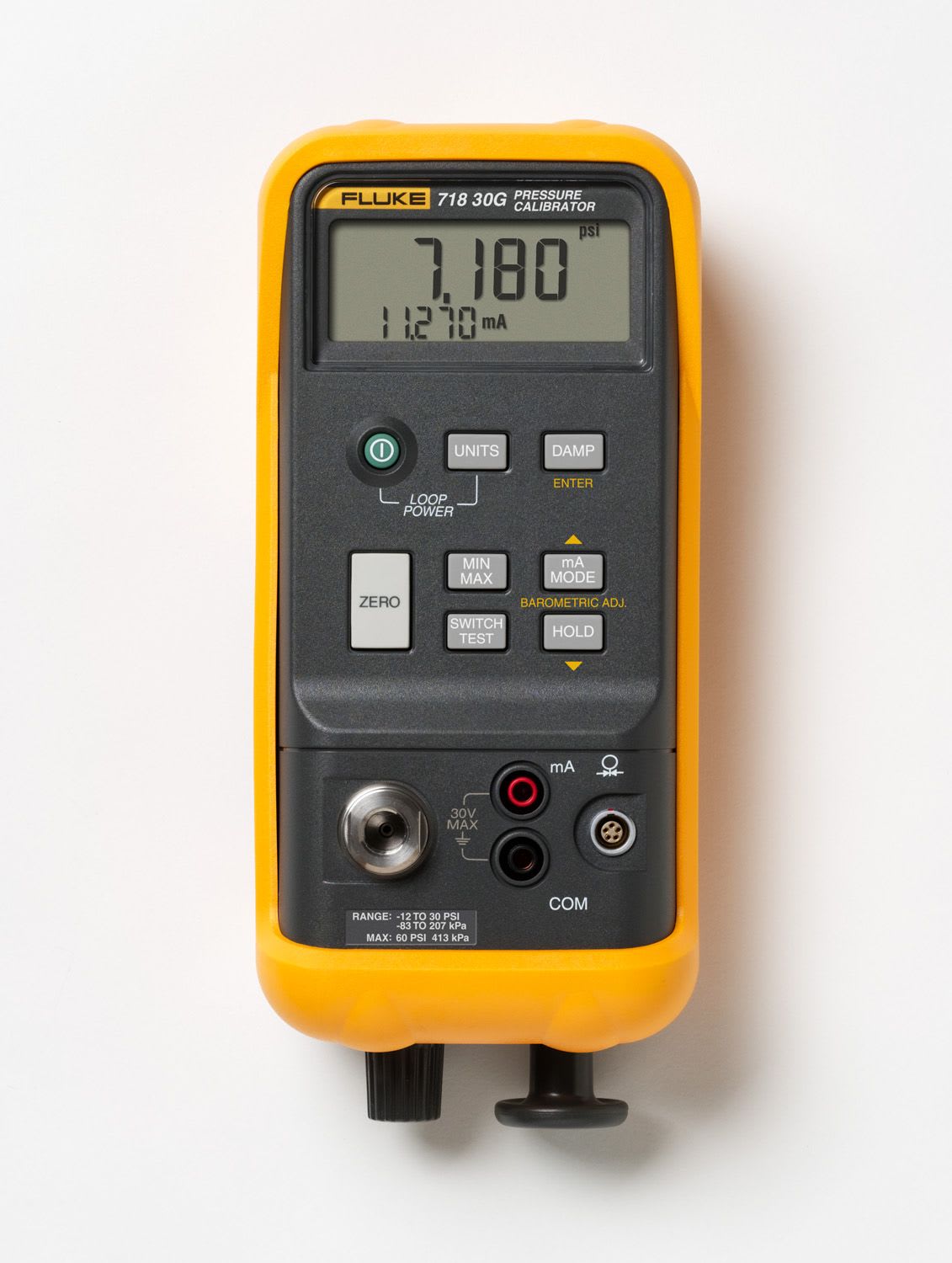 Fluke - Fluke 718 1G Calibrateur de pression 68,9 mbar, pompe manuelle intégrée