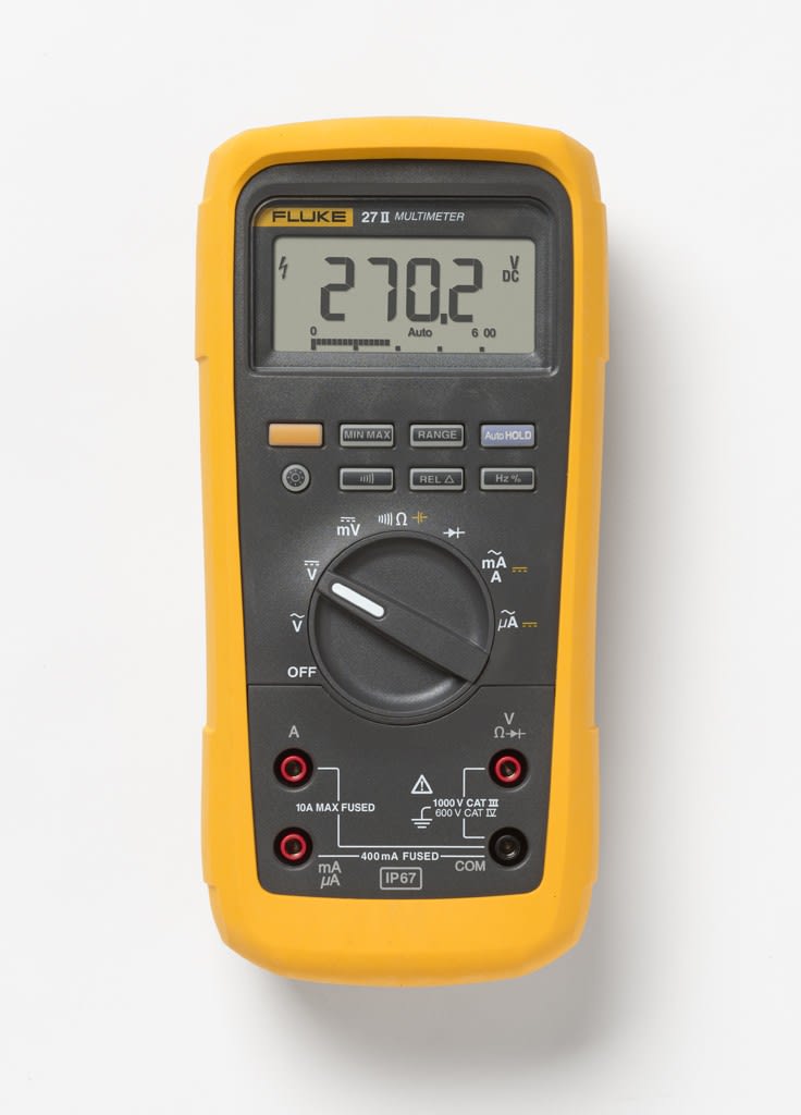 Fluke - Fluke-27II/EUR Multimètre industriel durci étanche IP67