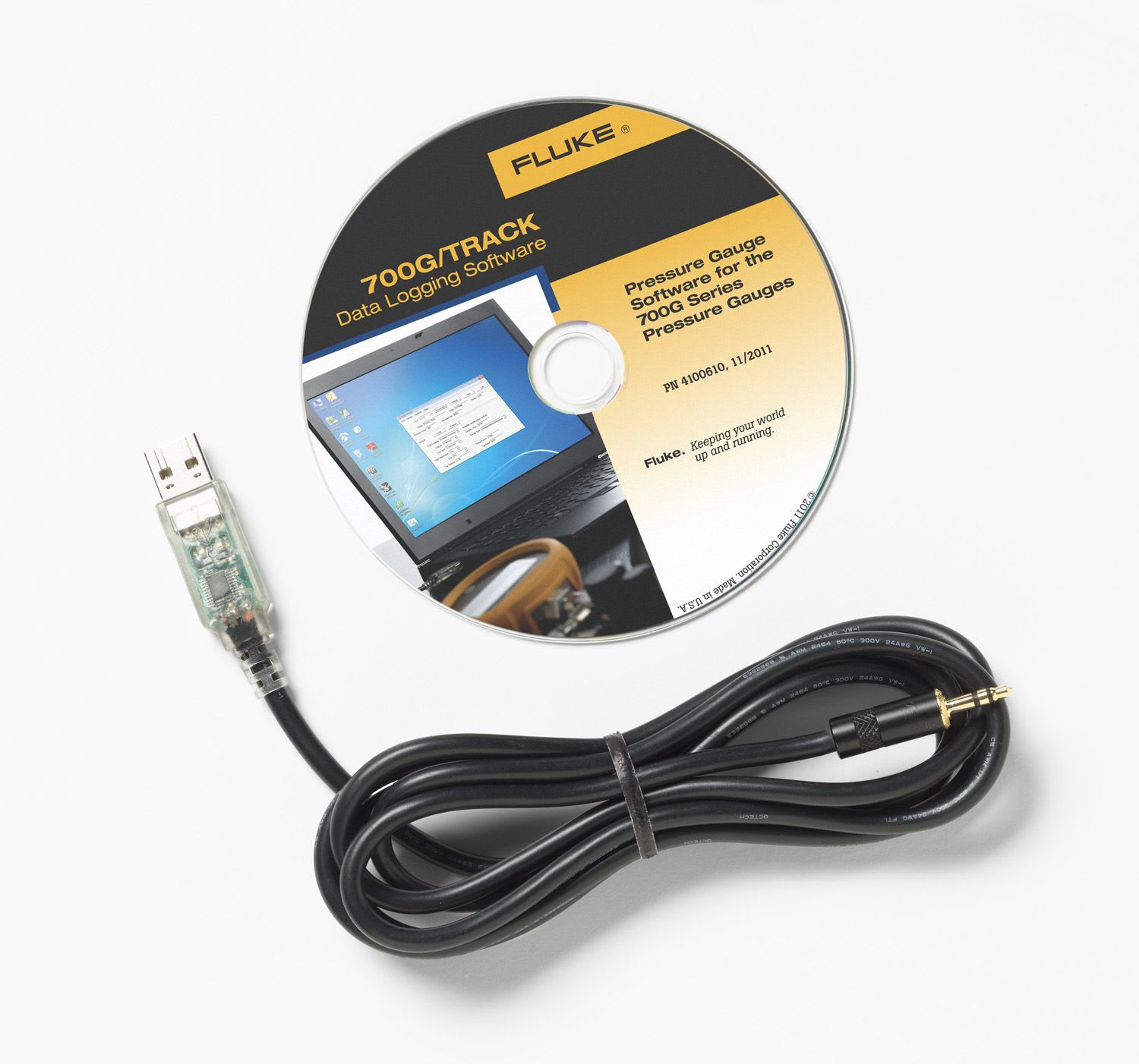 Fluke - 709H/TRACK logiciel d'enregistrement avec câble compatible avec le 709H