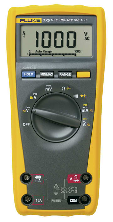 Fluke - Fluke 175/F Multimètre numérique polyvalent TRMS 1000 Vac/dc