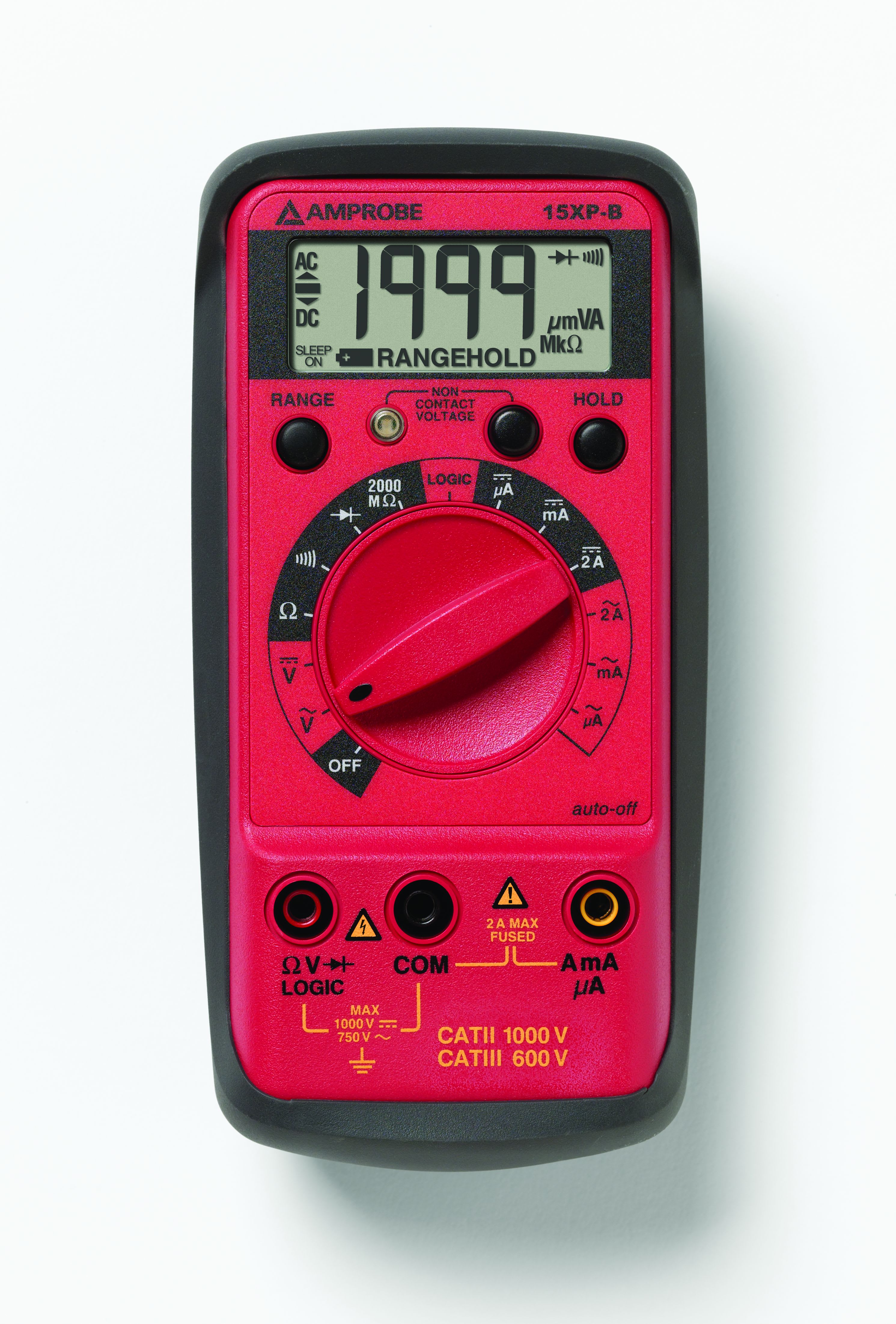 Fluke - 15XP-B Multimetre numerique compact avec detecteur de tension sans contact
