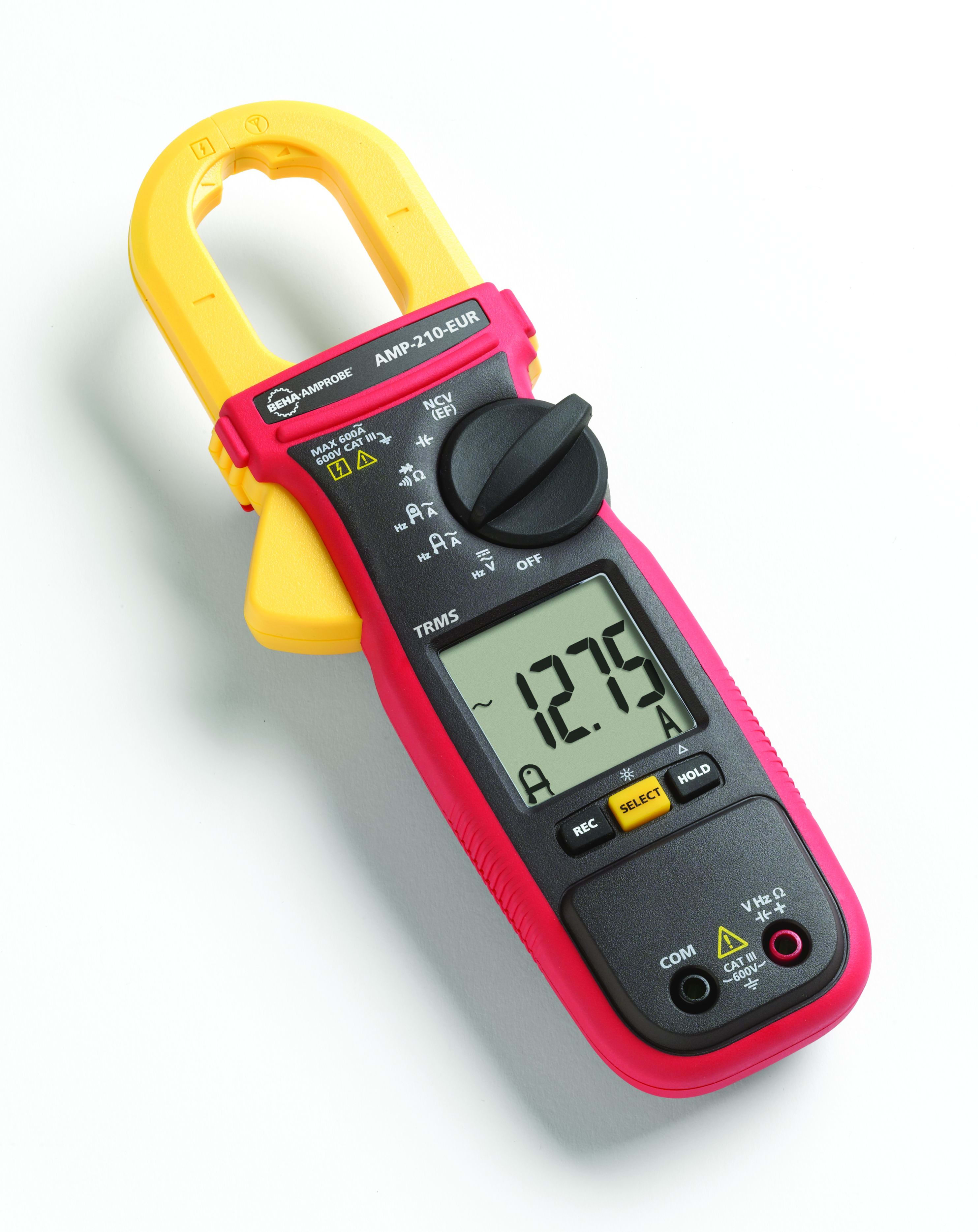 Fluke - AMP 210 Eur, Pince-multimètre TRMS 600 Aac, enserrrage 30 mm