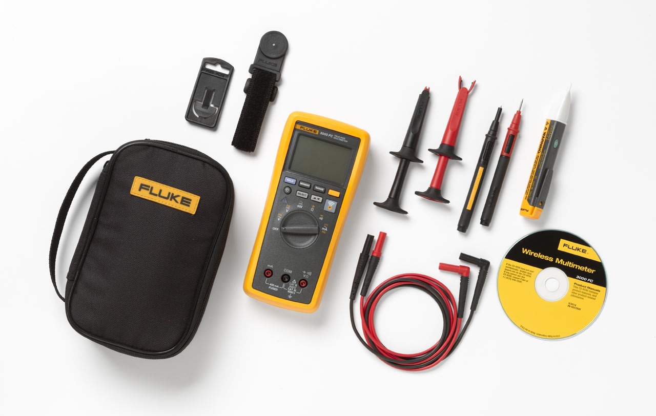 Fluke - FLK-3000FC/1AC-II Kit multimètre FLK-3000FC détecteur de tension FLUKE-1AC-E1-II