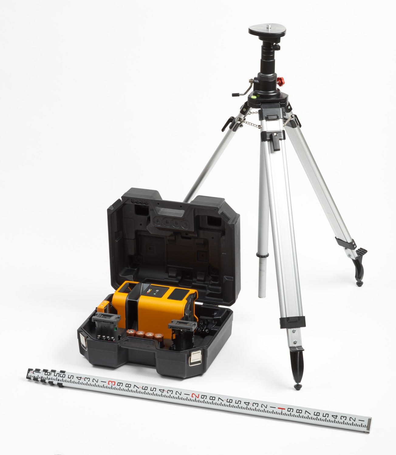 Fluke - PLS H2 KIT, laser rotatif horizontal faisceau rouge, trépied, barre de mesure