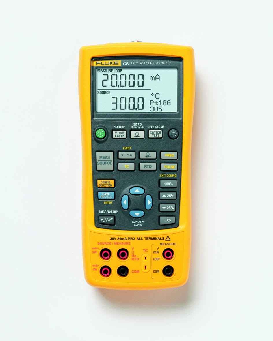 Fluke - Fluke-726 Calibrateur de process multifonctions 0-10V, 4-20mA, T°, Ohm, Hz, P