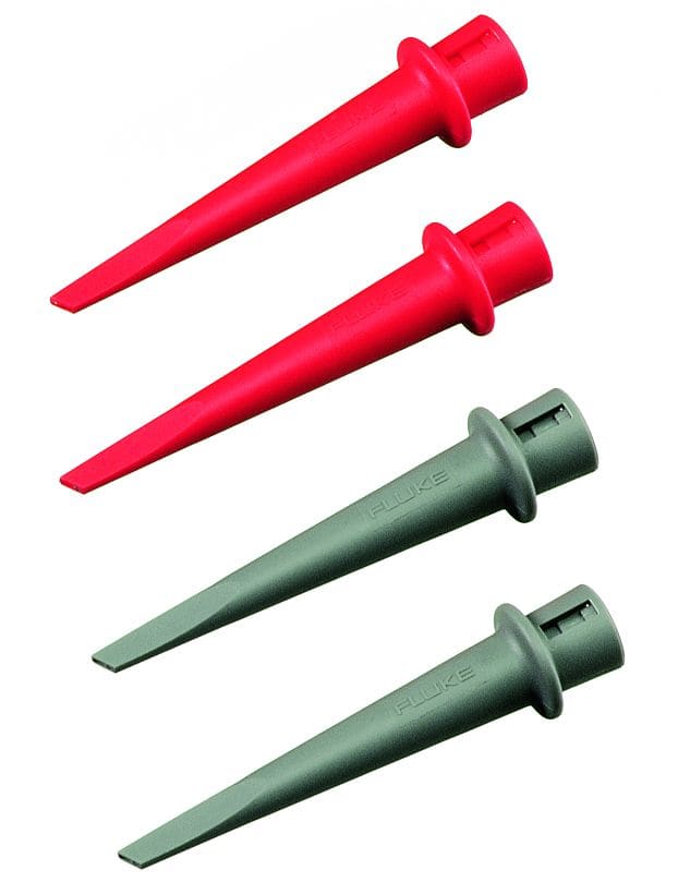 Fluke - HC200 Jeu de 4 pinces à crochet, pour la Série 190 (2 rouges, 2 gris)