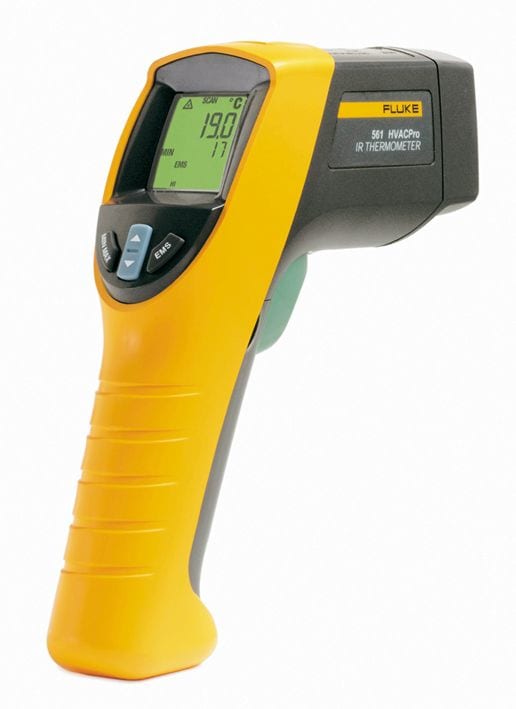 Fluke - Fluke-561 Thermomètre IR -40 à +550°C, D:S 12:1 et thermocouple K, sonde velcro