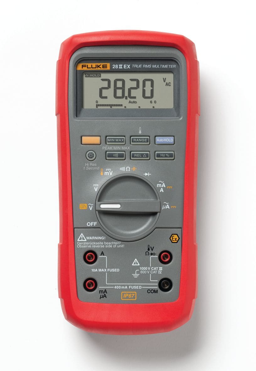 Fluke - Fluke-28IIEX Multimètre numérique industriel TRMS ATEX durci IP67