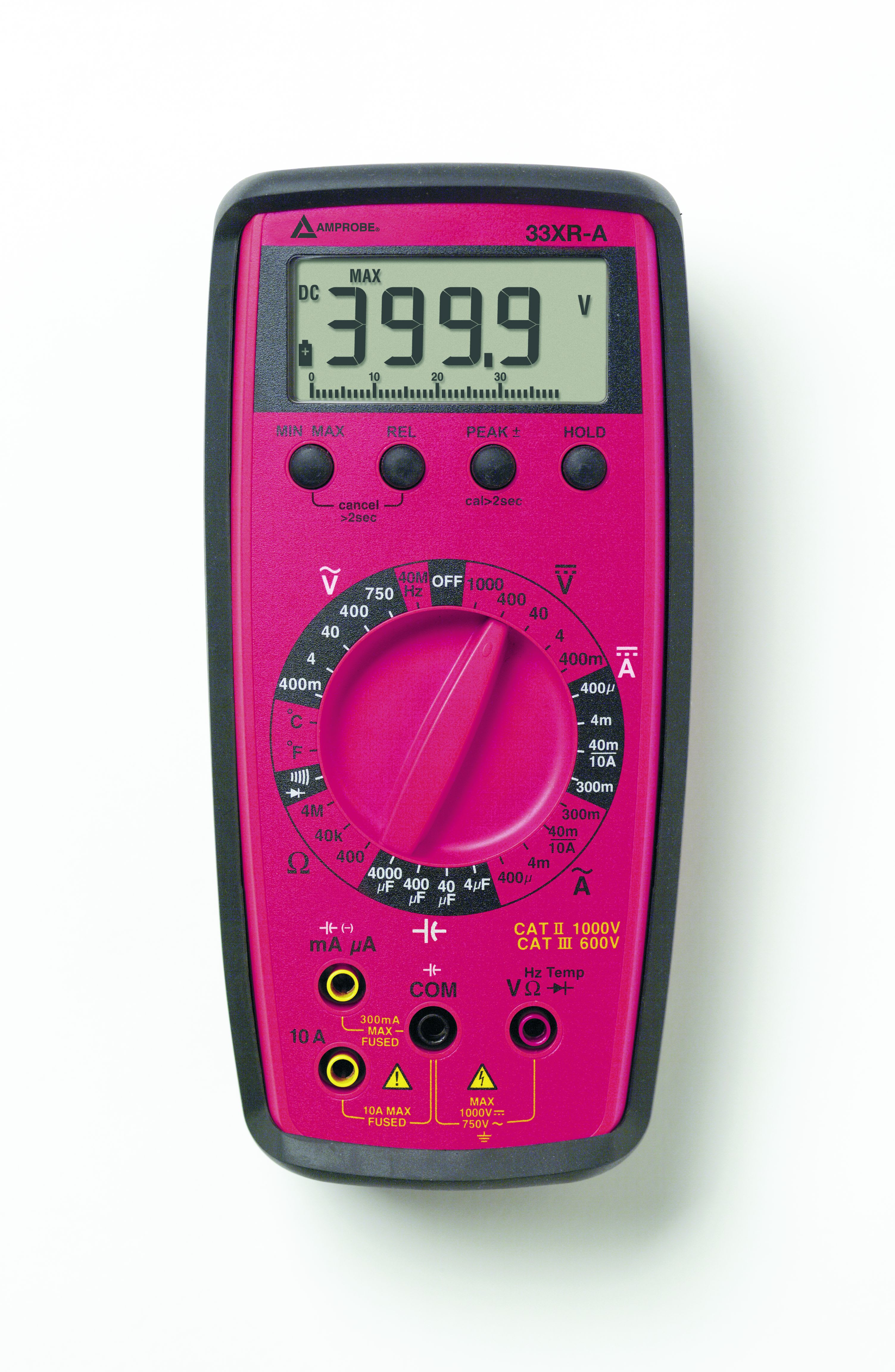 Fluke - 33XR-A Multimètre numérique test tension sans contact, mesure de capacité, temp
