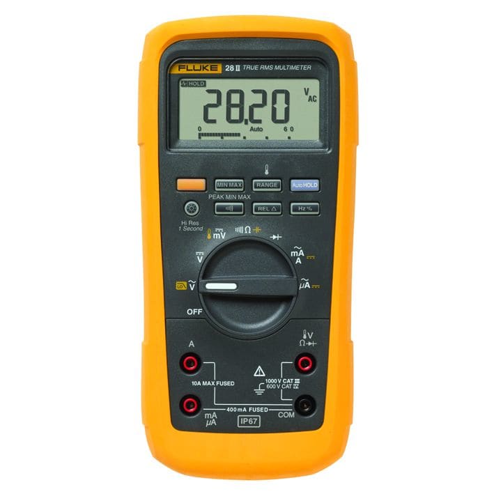 Fluke - Fluke-28II/EUR Multimètre industriel durci étanche IP67 TRMS