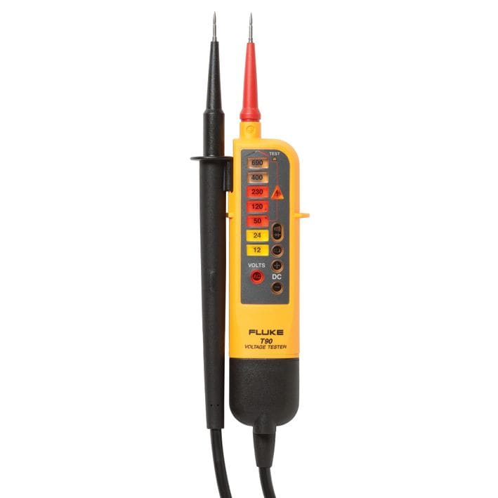 Fluke - FLUKE-T90 Testeur de tension 2 pôles pour VAT selon EN61243-3, affichage LED