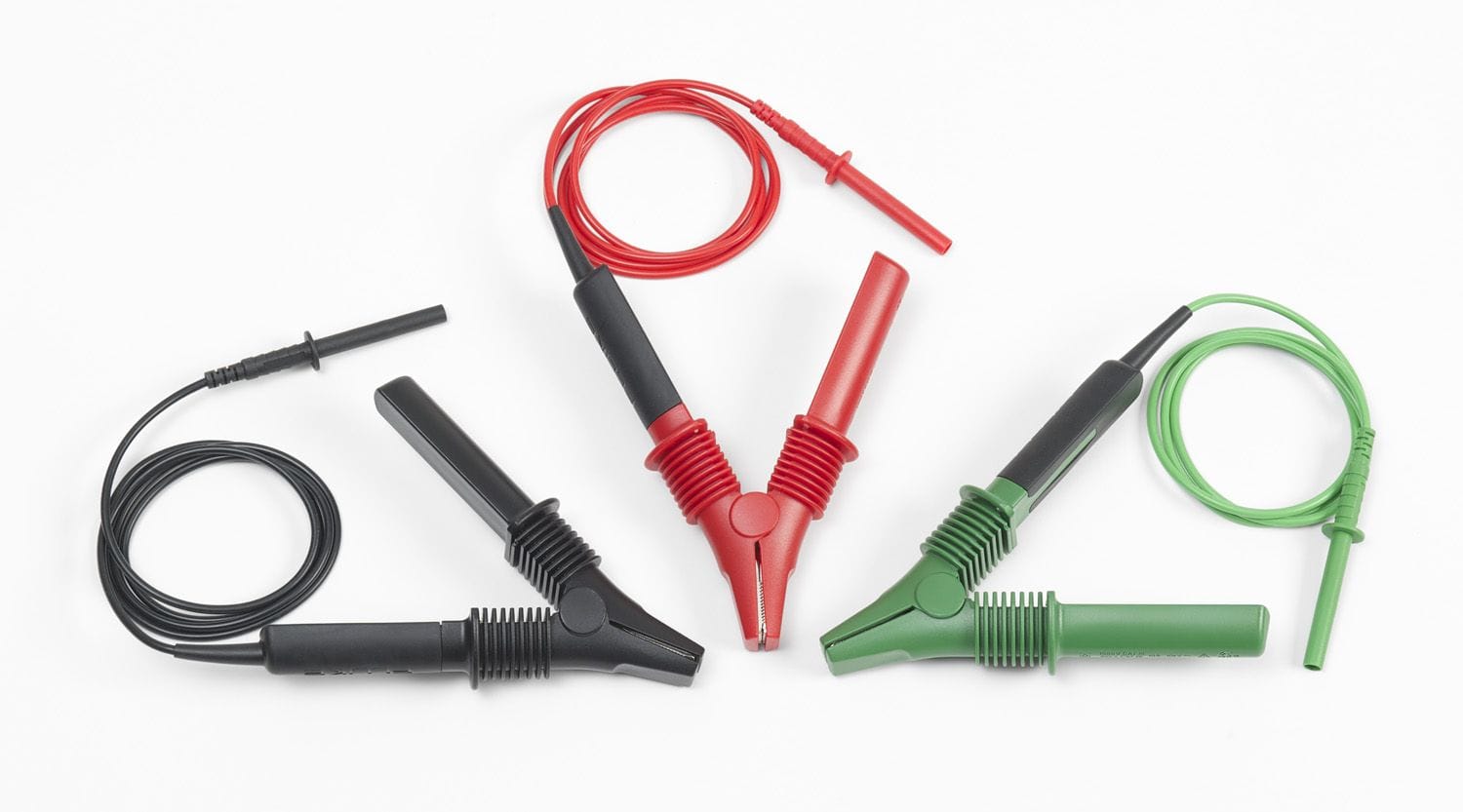 Fluke - TLK1550-RTLC Jeu de 3 sondes de test avec pince 10 kV pour Fluke série 155x