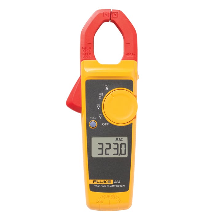 Fluke - FLUKE 323 Pince multimètre économique AC TRMS 400 Aac, 600 Vac/dc en sacoche