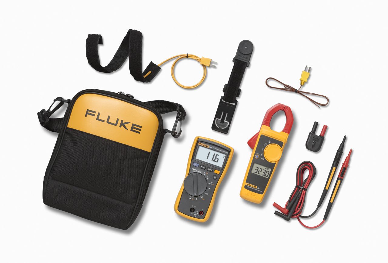 Fluke - Fluke-116/323 KIT kit HVAC avec multimètre Fluke-116 et pince-multim. Fluke-323