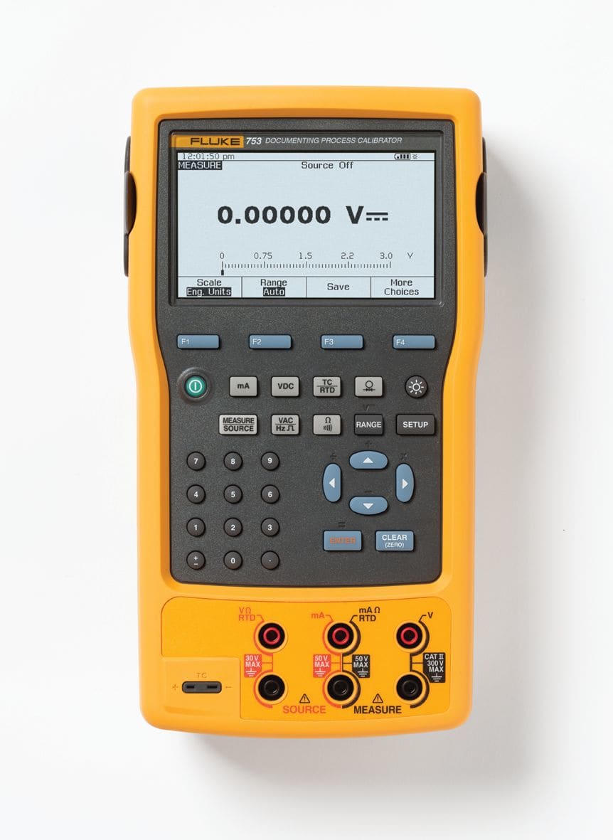 Fluke - Fluke-753 Calibrateur de process multifonctions à mémoires avec sacoche, cordons