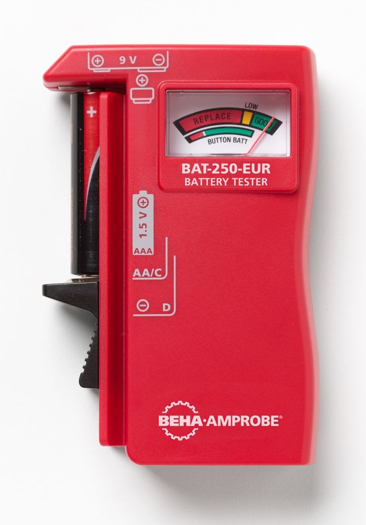 Fluke - BAT-250-EUR Testeur de piles type Mignon (AA), Micro (AAA), Baby (C), Mono (D)
