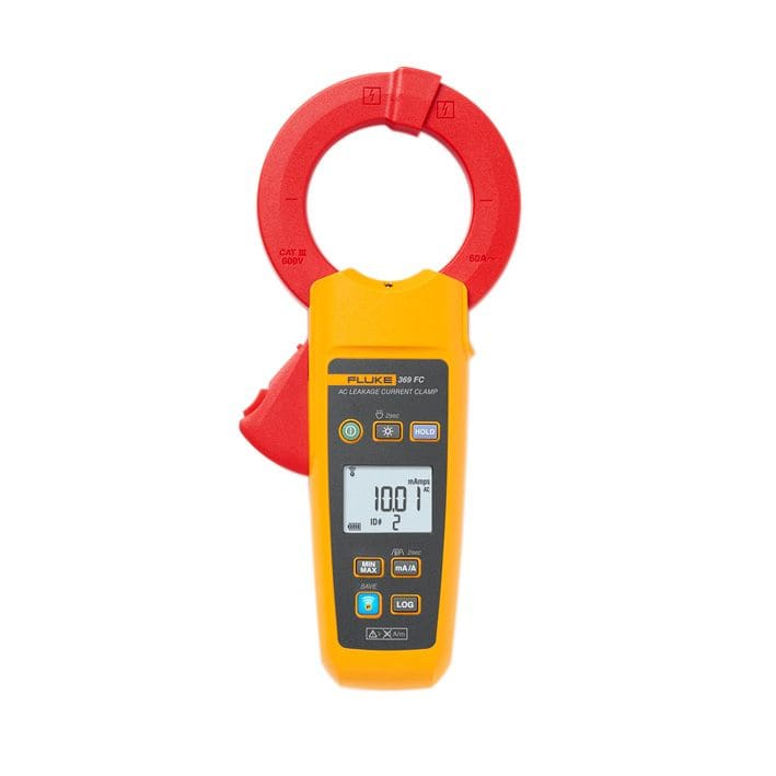 Fluke - FLUKE-369 FC Pince à courant de fuite enserrage 61 mm mémoire 65000 mesures FC