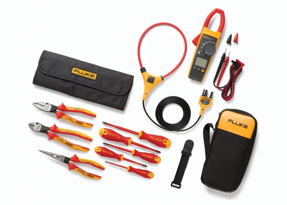 Fluke - IB376L Pack Pince Multimère TRMS Fluke-376 FC + 3 tournevis isolés
