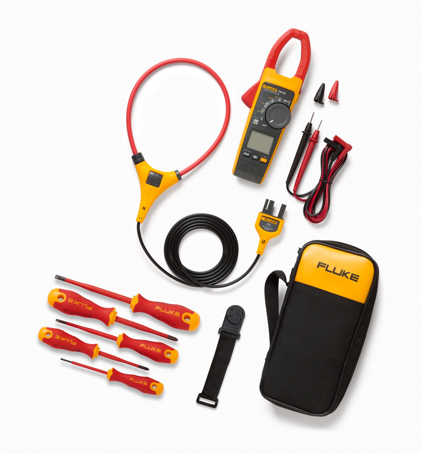 Fluke - IB376M Pince Multimètre TRMS Fluke-376 FC + 5 tournevis isolés