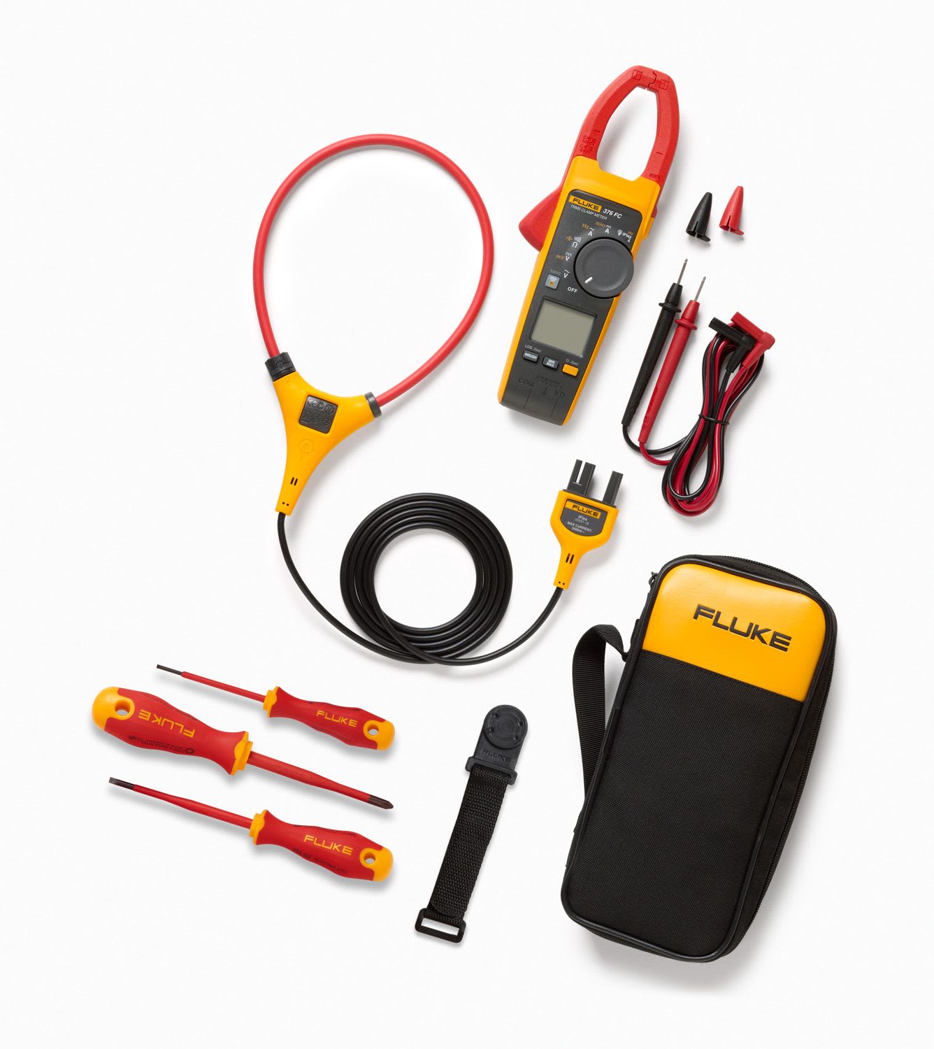 Fluke - IB376M Pince Multimètre TRMS Fluke-376 FC + 5 tournevis isolés