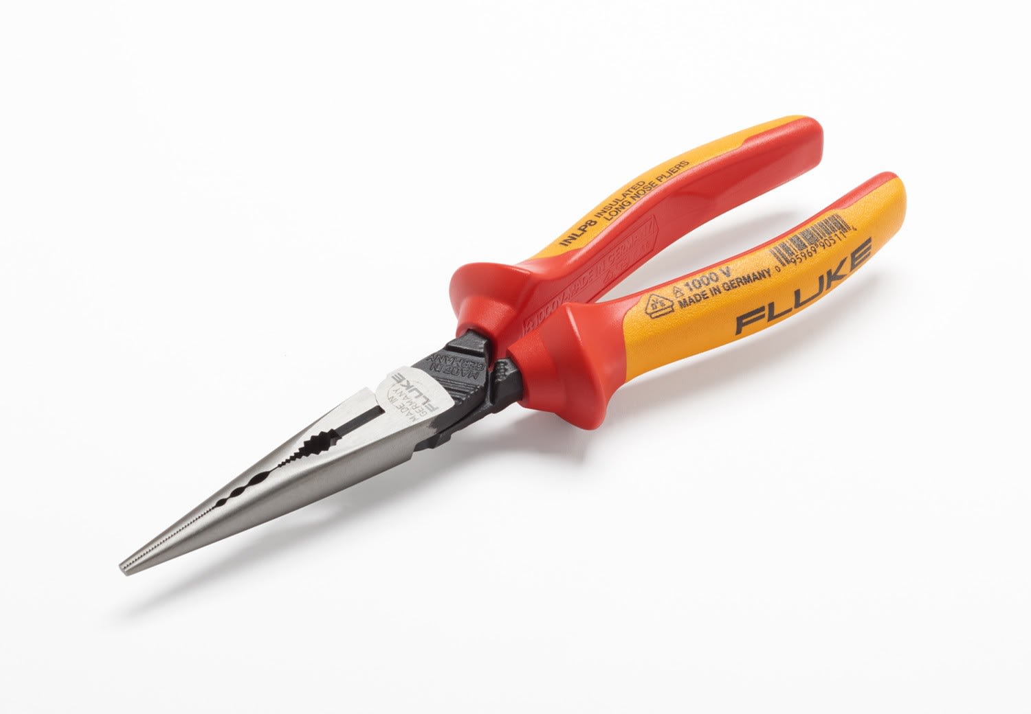 Fluke - INLP8 Pince à long bec avec lame latérale isolée, 8 in, 200 mm, 1 000 V,