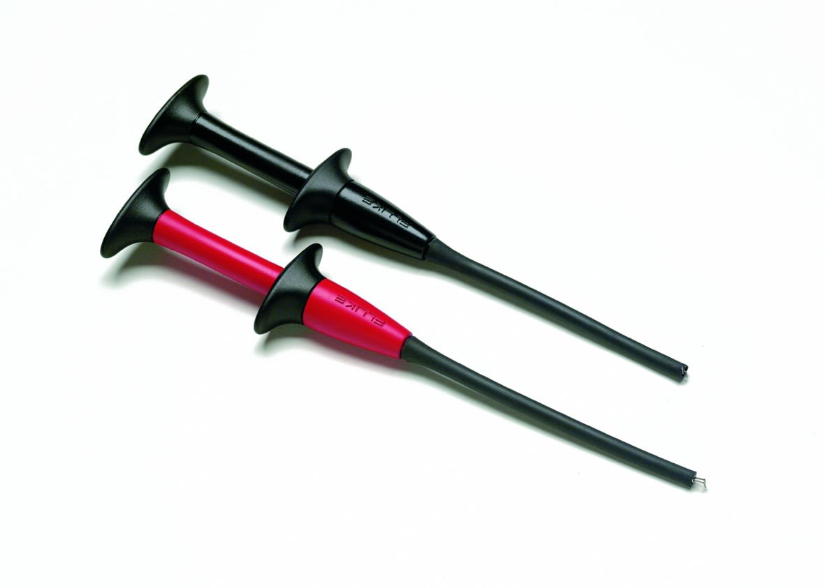 Fluke - AC283A Jeu de 2 sondes grippe-fils Suregrip, compatibles avec cordons TL22x