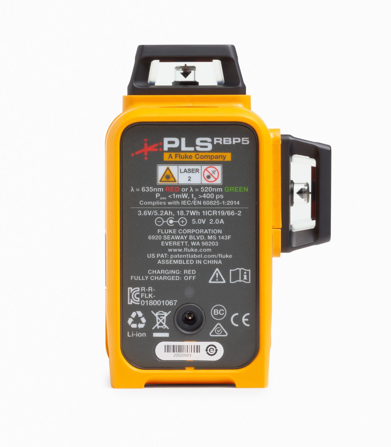 Fluke - PLS 6G RBP KIT kit laser croix et points vert, auto-nivelant