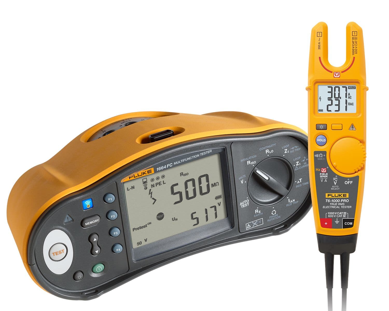 Fluke - 1664FC SCH/T6PRO, Pack promo FLK-1664FC SCH avec testeur T6-1000PRO/EU