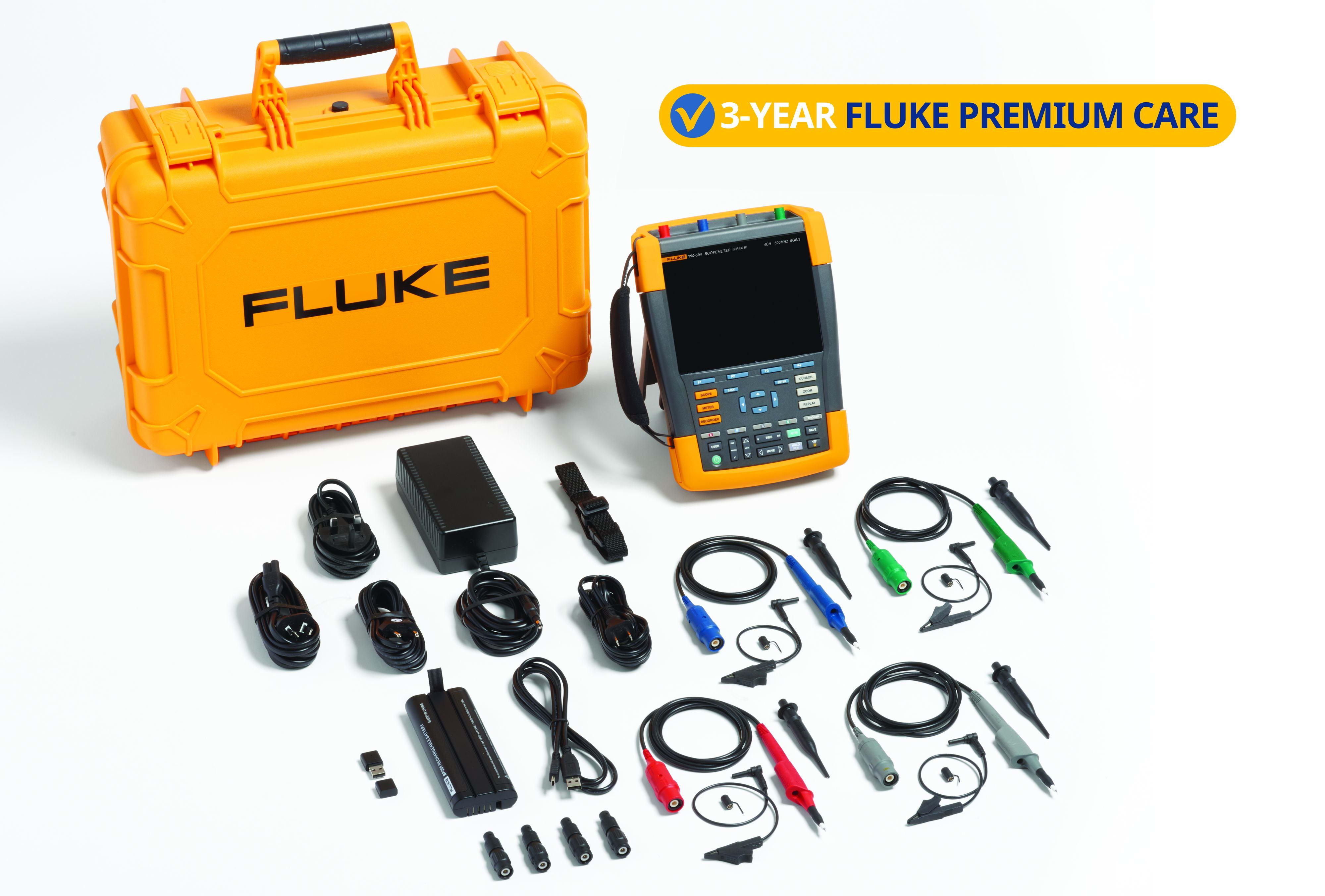 Fluke - 190-504/FPC 3 ANS UE, Fluke Premium Care 3 ans pour oscilloscope FLUKE-190-504