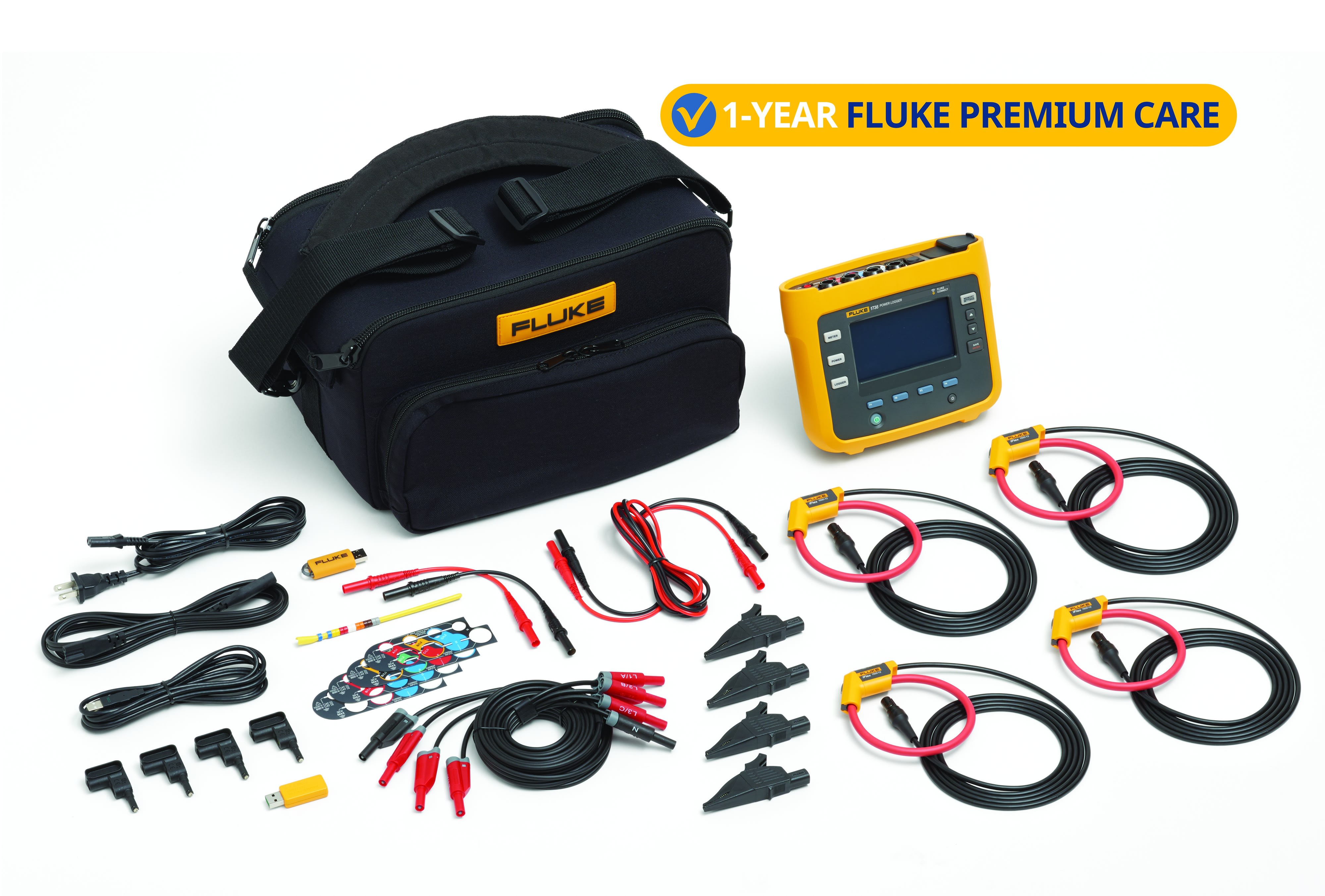 Fluke - FLUKE-1738/FPC UE, Analyseur FLUKE-1738 avec Fluke Premium Care 1 an