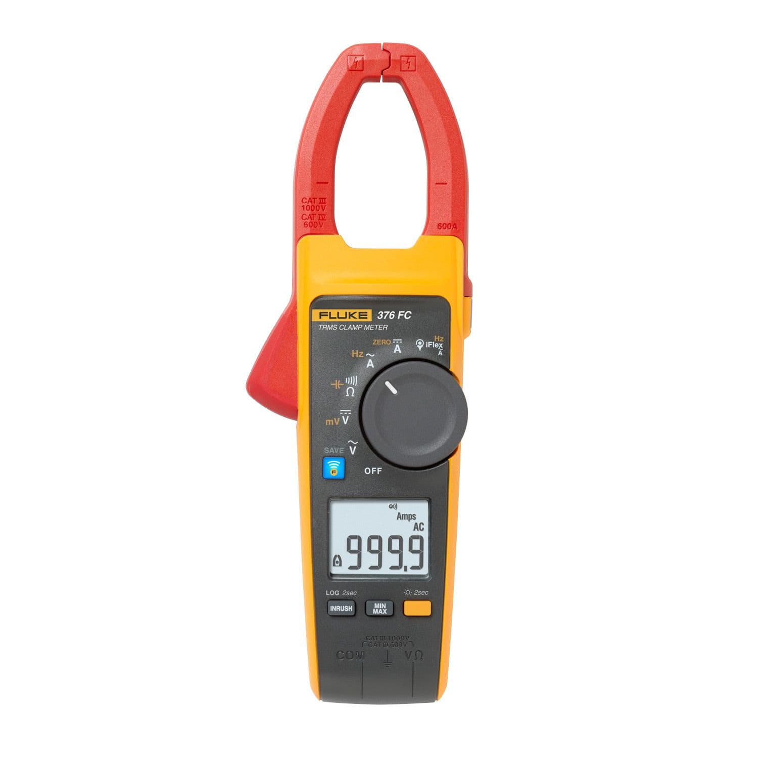 Fluke - Fluke-376FC Pince multimètre TRMS 1000 Aac/dc 1000 Vac/dc Flex2500Aac FC sacoche