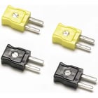 Fluke - 80CK-M mini-connecteurs mâles (type K), couleur normalisée jaune
