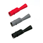 Fluke - AC120 Jeu de 3 pinces crocodiles pour cordons pointes de touche 2mm