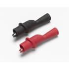 Fluke - AC220 Jeu de 2 sondes à pince crocodile Suregrip, compatibles avec cordons TL22x