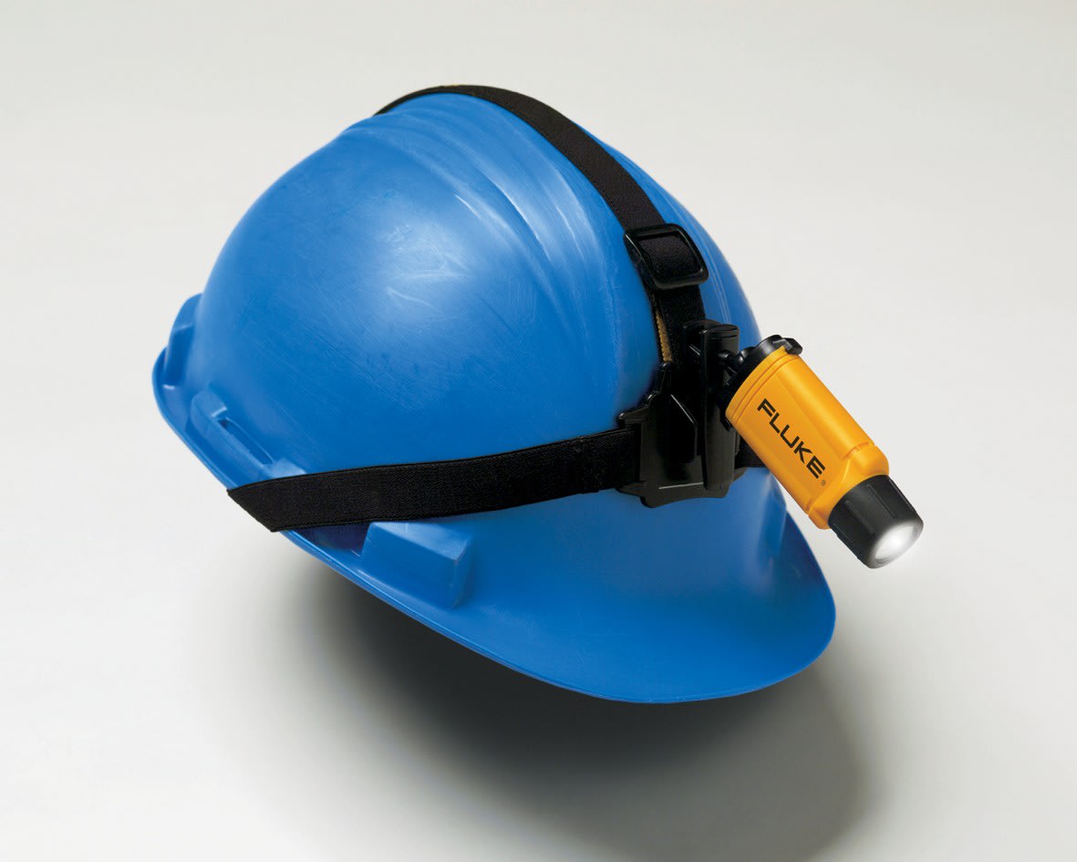 Fluke - L206 Lampe deluxe à LED pour casque, étanche à l'eau