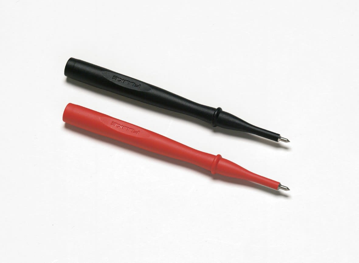 Fluke - TP38 Jeu de 2 pointes (1 rouge, 1 noire) de touche Slim Reach (isolées)